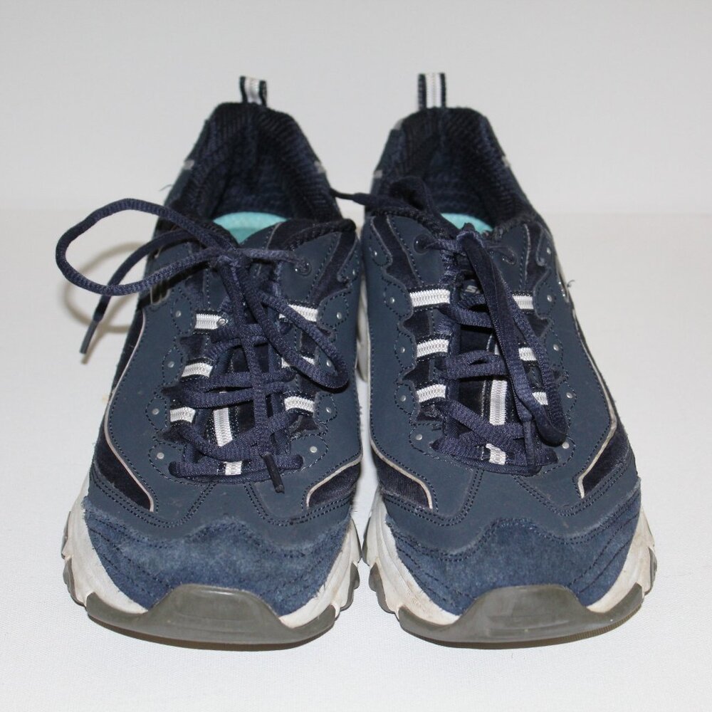 Skechers Air-Cooled Memory Foam Blue Sneakers – Women’s Size 10 - Picture 2 of 5